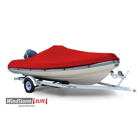 Eevelle Boat Cover INFLATABLE Center Console, Outboard Fits 22ft 6in L up to 111in W Red SFINFCC22111B-RED